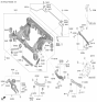 Diagram for Kia K4 Sway Bar Bracket - 54815G6000