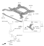 Diagram for Kia EV6 Control Arm - 54500CV000