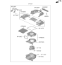 Diagram for 2026 Kia EV6 Cabin Air Filter - 97133CVAA0
