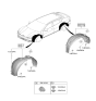 Diagram for 2022 Kia EV6 Wheelhouse - 86812CV000