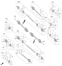 Diagram for 2026 Kia EV6 Axle Shaft - 49501GI500