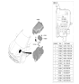 Diagram for Kia EV6 Fuse Box - 91959CV100