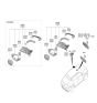 Diagram for 2025 Kia EV6 Car Mirror - 87620XG040