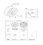 Diagram for 2025 Kia EV6 Wheel Cover - 52960CV730