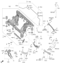 Diagram for 2026 Kia EV6 Rear Crossmember - 55405XG000