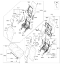 Diagram for 2025 Kia EV6 Armrest - 89900XG100CYG