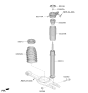 Diagram for Kia EV9 Shock And Strut Mount - 55310XA000