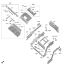 Diagram for Kia EV6 Floor Pan - 65513XG000