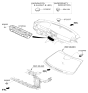 Diagram for 2019 Kia Optima Hybrid A/C Switch - 97250A8BT0WK