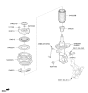Diagram for 2019 Kia Optima Hybrid Coil Springs - 54630A8350