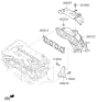 Diagram for Kia Optima Hybrid Catalytic Converter - 285102EAF0