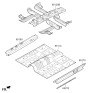 Diagram for Kia Optima Hybrid Floor Pan - 65110A8700