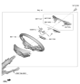 Diagram for Kia Optima Hybrid Steering Wheel - 56120D4510WK