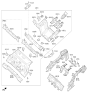 Diagram for Kia Floor Pan - 65510A8550