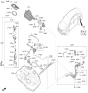 Diagram for Kia Optima Hybrid Fuel Filler Neck - 31030A8511
