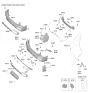 Diagram for 2025 Kia Sportage Parking Assist Distance Sensor - 99310P1100EB