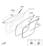 Diagram for 2025 Kia Sportage Door Seal - 82110P1000