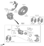 Diagram for 2024 Kia Sportage Brake Pad Set - 58101P0A11