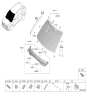 Diagram for 2025 Kia Sportage Windshield - 86111P1100