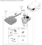 Diagram for 2025 Kia Sportage Headlight - 92101P1181