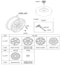 Diagram for 2025 Kia Sportage Spare Wheel - 52910P1360