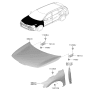 Diagram for 2025 Kia Sportage Fender - 66310P1000