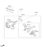 Diagram for Kia Sportage Brake Master Cylinder Reservoir - 58511P0000