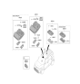 Diagram for 2020 Kia Niro EV Dome Light - 92850G5100HGC