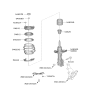 Diagram for 2025 Kia Soul Coil Spring Insulator - 54633K0000
