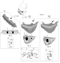 Diagram for Kia Sedona Light Socket - 92166A9200