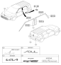 Diagram for 2025 Kia Soul Emblem - 86310K0AA0