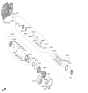 Diagram for Kia K4 Transfer Case Output Shaft Snap Ring - 483812H025