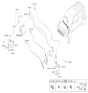 Diagram for Kia Hydraulic Hose - 58732K0000