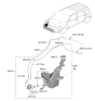 Diagram for 2025 Kia Soul Washer Reservoir - 98610K0000