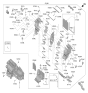 Diagram for 2025 Kia Telluride Blend Door Actuator - 97159C1050