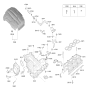 Diagram for Kia K900 Engine Cover - 292403L230