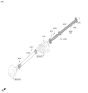 Diagram for 2020 Kia K900 Drive Shaft - 49100J6200