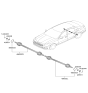 Diagram for 2020 Kia K900 Axle Shaft - 49600J6200
