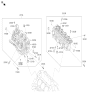 Diagram for 2020 Kia Stinger Cylinder Head - 542G53LA0A