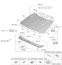 Diagram for 2019 Kia K900 Windshield - 86111J6000