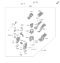 Diagram for Kia K900 Blower Motor - 97113D2100