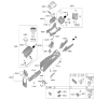 Diagram for Kia K900 Automatic Transmission Shift Levers - 467W0J6500RBQ
