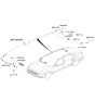 Diagram for Kia K900 Antenna - 96210J6040SWP