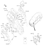 Diagram for 2019 Kia K900 Oxygen Sensor - 392103L500