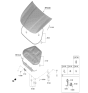Diagram for 2020 Kia K900 Lift Support - 81161J6000