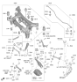 Diagram for Kia EV9 Control Arm Bolt - 626173M000