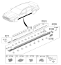 Diagram for 2019 Kia K900 Door Moldings - 87722J6000
