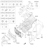 Diagram for Kia Rio Dash Panels - 84120H9000