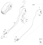 Diagram for 2023 Kia Rio Fuel Door Release Cable - 81590H9200
