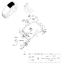 Diagram for Kia Rio Sun Visor - 85220H9000BF3